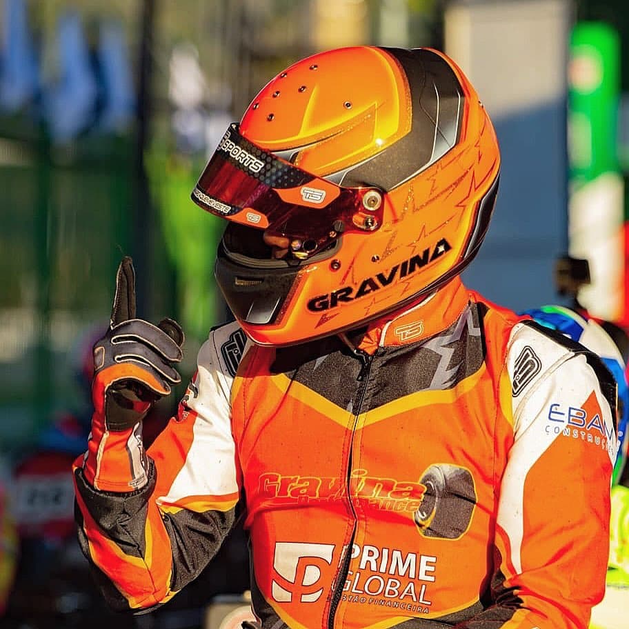 Edson Gravina - Piloto profissional de kart