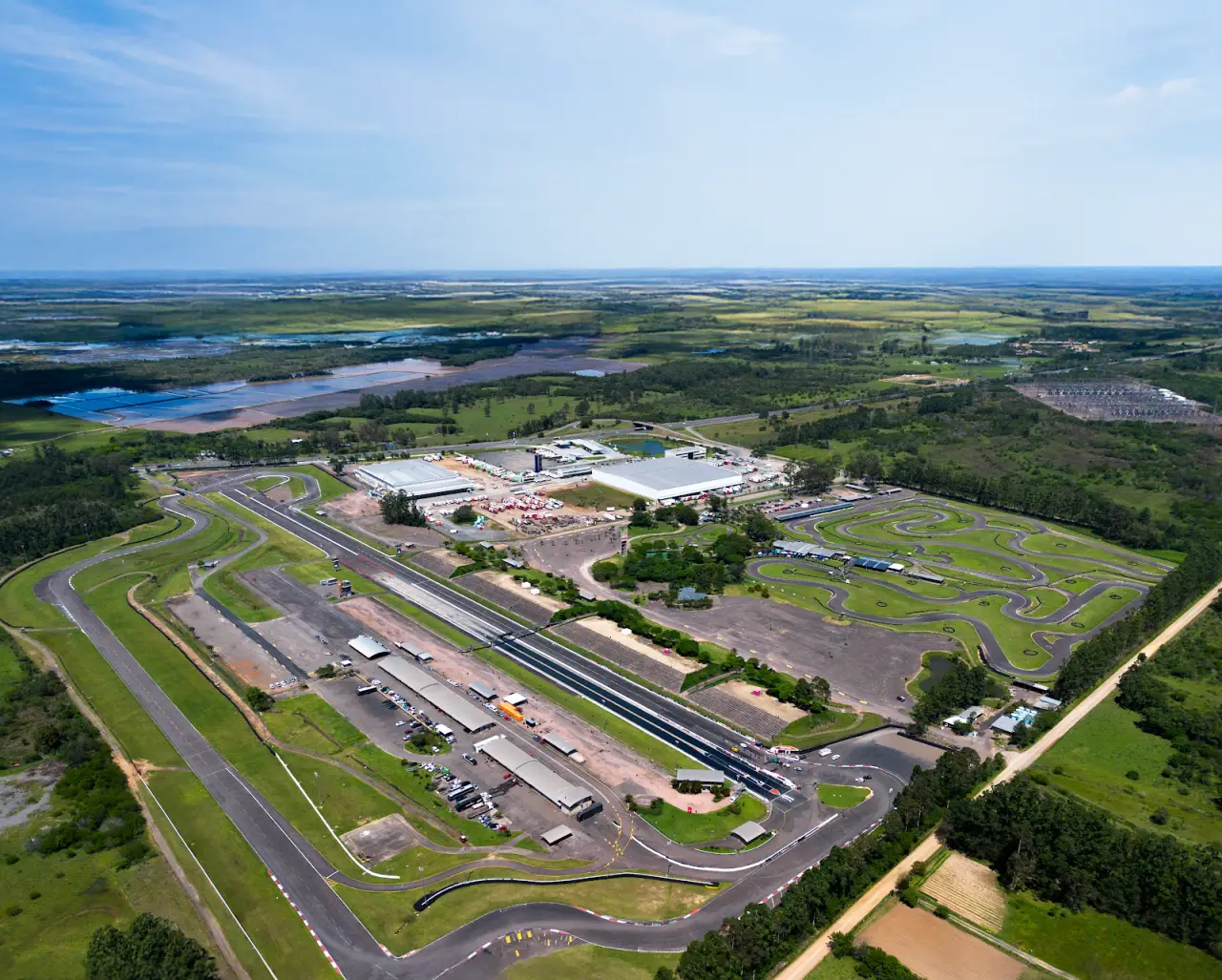 Kartódromo Velopark — vista aérea